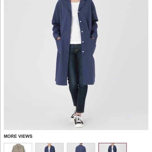 MUJI Organic Cotton Chester Coat - Picture 4 of 8